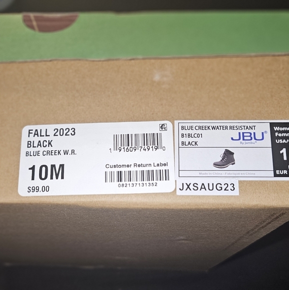 JBU by Jambu Black Water Resistant Boots - Picture 2 of 6